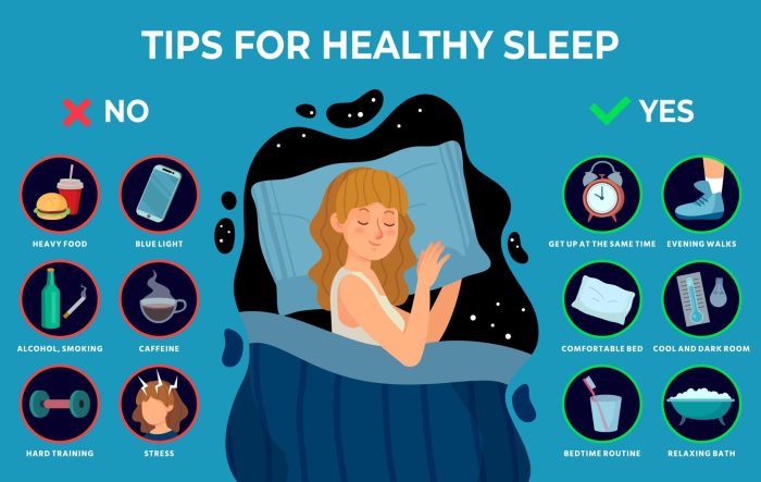 Sleeping insomnia healthy rules help tips do less some easy so tactics deal Healthy habits for better sleep quality